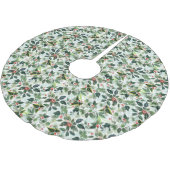 Jupon De Sapin En Polyester Brossé Aquarelle variée Motif d'hiver (Angle)