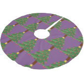 Jupon De Sapin En Polyester Brossé Arbre de Noël Thunder_Cove (Angle)