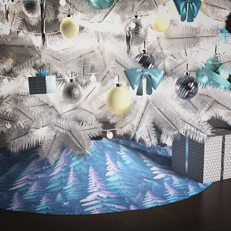 Jupon De Sapin En Polyester Brossé Arctic Fox Wonderland