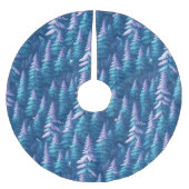 Jupon De Sapin En Polyester Brossé Arctic Fox Wonderland (Devant)
