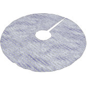 Jupon De Sapin En Polyester Brossé Argent violet rayures de Parties scintillant (Angle)