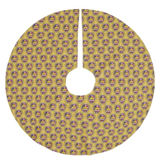 Jupon De Sapin En Polyester Brossé Armure (Devant)