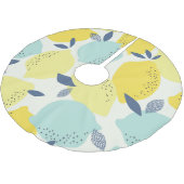 Jupon De Sapin En Polyester Brossé Arômes d'agrumes, motif transparent et vivant. (Angle)