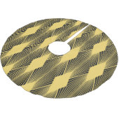 Jupon De Sapin En Polyester Brossé Arrière - plan géométrique Art déco Abstrait (Angle)