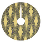 Jupon De Sapin En Polyester Brossé Arrière - plan géométrique Art déco Abstrait (Devant)