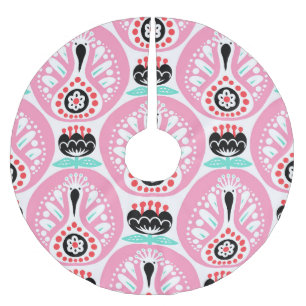 Jupon De Sapin En Polyester Brossé Art populaire scandinave : Nordic Seamless.