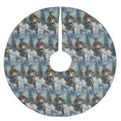 Jupon De Sapin En Polyester Brossé Australian Kelpie Chien équitation moto Noël (Devant)