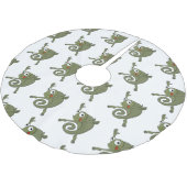 Jupon De Sapin En Polyester Brossé Awesome Chameleon (Angle)