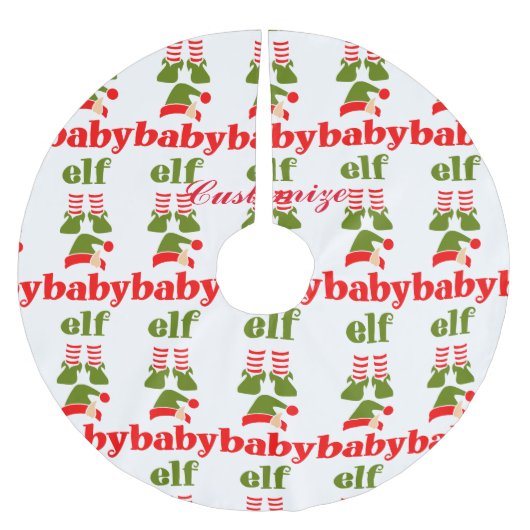 Jupon De Sapin En Polyester Brossé Baby Elf Thunder_Cove (Devant)