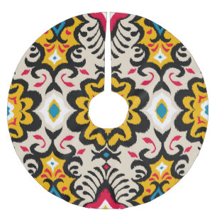 Jupon De Sapin En Polyester Brossé Bandana Paisley : Écharpe Vintage en soie