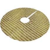 Jupon De Sapin En Polyester Brossé Bandes de Parties scintillant d'or (Angle)