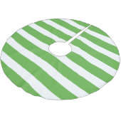 Jupon De Sapin En Polyester Brossé Bandes de preppy vert (Angle)