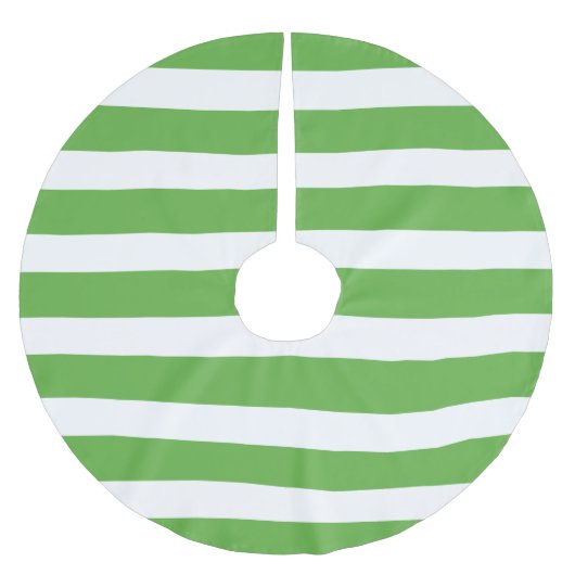 Jupon De Sapin En Polyester Brossé Bandes de preppy vert (Devant)