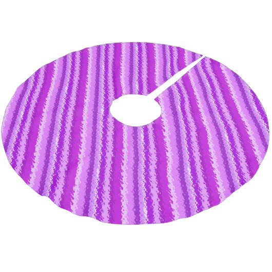 Jupon De Sapin En Polyester Brossé Bandes de verre - nuances améthyste violet (Angle)