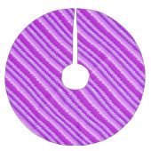 Jupon De Sapin En Polyester Brossé Bandes de verre - nuances améthyste violet (Devant)