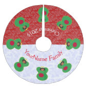 Jupon De Sapin En Polyester Brossé Bangladesh Angel cheveux noirs vêtus d'un drapeau (Devant)