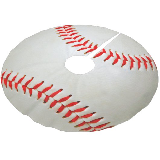 Jupon De Sapin En Polyester Brossé Base-ball (Angle)