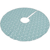 Jupon De Sapin En Polyester Brossé Beach Blue Starfish Noël (Angle)