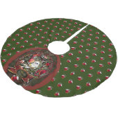 Jupon De Sapin En Polyester Brossé Bébé Colombe (Angle)
