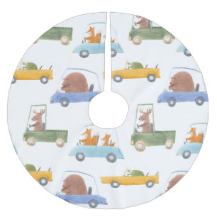 Jupon De Sapin En Polyester Brossé Bébés : motif d'aquarelle dessiné à la main.