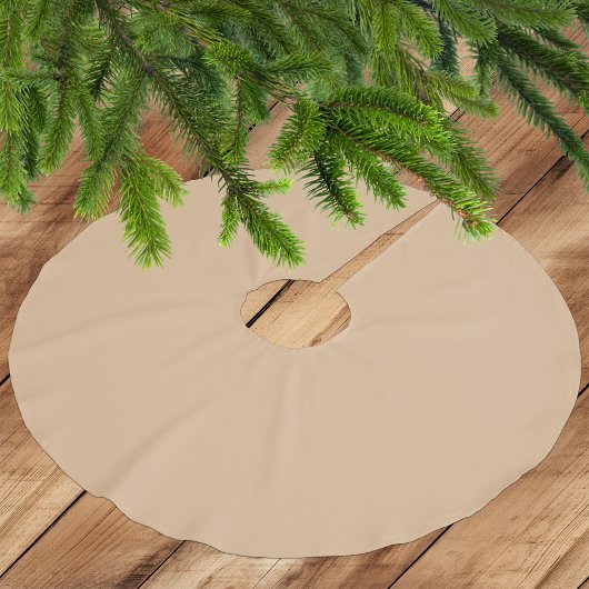 Jupon De Sapin En Polyester Brossé Beige d'ivoire - Jupe en polyester brossé