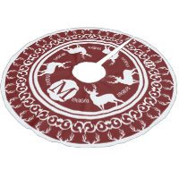 Berry de bois et Antlers de cerfs blancs et cerfs