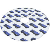 Jupon De Sapin En Polyester Brossé Béton mélange camion de transport caricature (Angle)