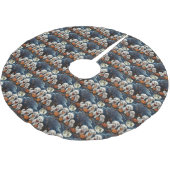 Jupon De Sapin En Polyester Brossé Bichon Frise Halloween Éffrayant (Angle)