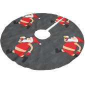 Jupon De Sapin En Polyester Brossé bière santa claus xmas (Angle)