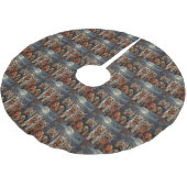 Jupon De Sapin En Polyester Brossé Biewer Terrier Halloween Éffrayant (Angle)