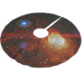 Jupon De Sapin En Polyester Brossé Bijou merveilleux - nébuleuse N90 et pulsar (Angle)