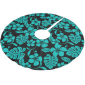JUPON DE SAPIN EN POLYESTER BROSSÉ BIKINI ROSE (NOIR/TURQUOISE) (Angle)