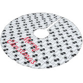 Jupon De Sapin En Polyester Brossé Black Spades Tic Tac Toe Thunder_Cove (Angle)