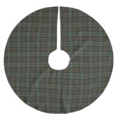 Jupon De Sapin En Polyester Brossé Black Watch Tartan écossais Patiné (Devant)