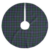 Jupon De Sapin En Polyester Brossé Black Watch Tartan, Plaid (Devant)