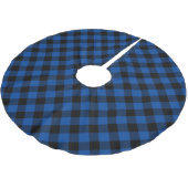 Jupon De Sapin En Polyester Brossé Bleu et noir bison plaqué (Angle)