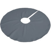 Jupon De Sapin En Polyester Brossé Bleu tendance | bleu cendre (Angle)