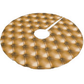 Jupon De Sapin En Polyester Brossé Blue Capitone Textile : Arrière - plan rétro (Angle)