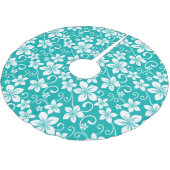 JUPON DE SAPIN EN POLYESTER BROSSÉ BLUE HAWAII (TURQUOISE) (Angle)