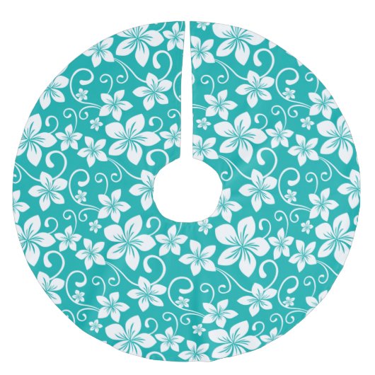 JUPON DE SAPIN EN POLYESTER BROSSÉ BLUE HAWAII (TURQUOISE) (Devant)