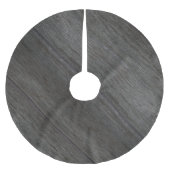 Jupon De Sapin En Polyester Brossé Bois gris rustique Motif texturé (Devant)