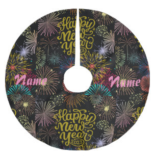 Jupon De Sapin En Polyester Brossé Bonne année 2023 Thunder_Cove