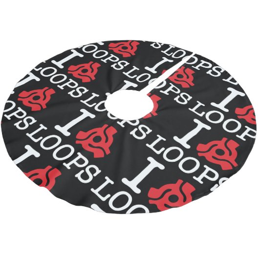 Jupon De Sapin En Polyester Brossé Boucles d'adaptateur I 45 (Angle)