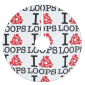 Jupon De Sapin En Polyester Brossé Boucles d'adaptateur I 45 (Devant)