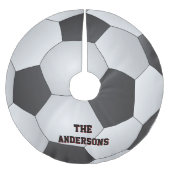 Jupon De Sapin En Polyester Brossé Boule de football (Devant)