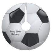 Jupon De Sapin En Polyester Brossé Boule de football personnalisable (Devant)