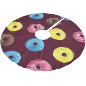 Jupon De Sapin En Polyester Brossé Boulons de rubis : Motif imperméable. (Angle)