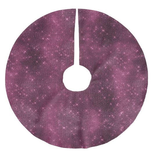 Jupon De Sapin En Polyester Brossé Bourgogne (Devant)