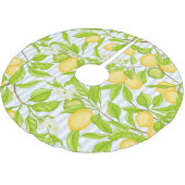 Jupon De Sapin En Polyester Brossé Branche de citronnier : Motif sans fil (Angle)