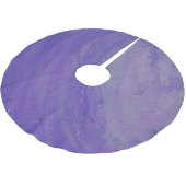 Jupon De Sapin En Polyester Brossé Broche à bleuets (Angle)